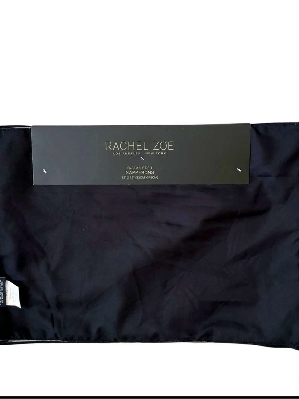 RACHEL ZOE Set/4 Mackenzie-Childs Inspired Cat & Pumpkin Halloween Placemats NEW
